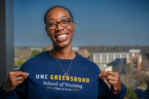 UNC Greensboro nursing student Shianne Daniels