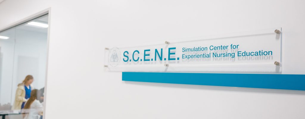 SCENE Sign at UNCG Nursing School