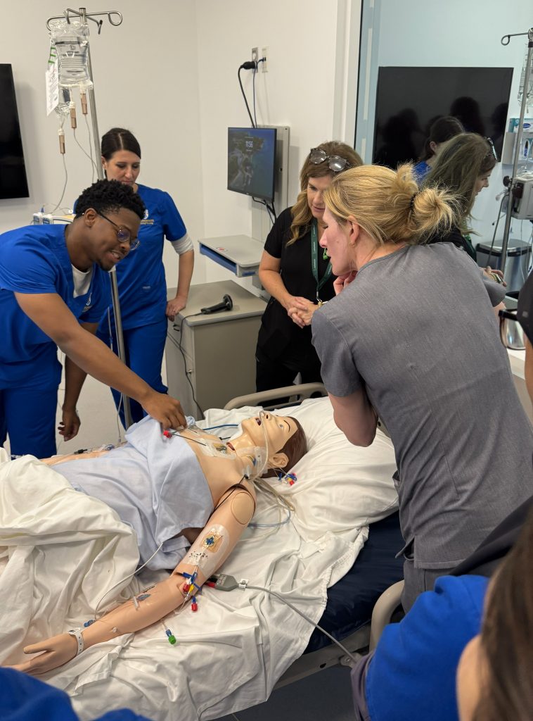 UNCG Nursing Students in training